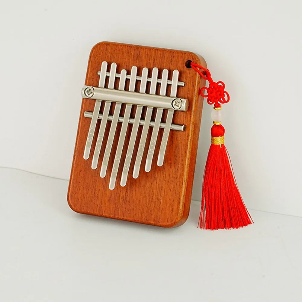 Piano Pendant 8 Key Finger Thumb Piano Marimba Musical Adult Beginners Kalimba Mini Thumb Piano Good Accessory Pendant Gift - THOOBO!