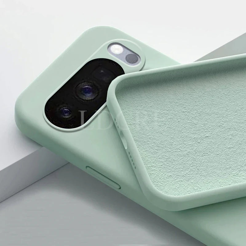 Liquid Silicone Plain Cover For Google Pixel 10 Pro Case Pixel 10 Pro Cover TPU Rubber Phone Protect Case Pixel 10 Pro X6 Cover