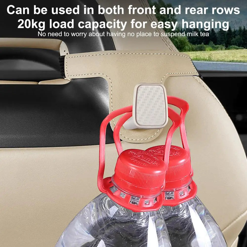 PU Leather Sports Seat Purse Hook Organizer That Says “Nope” to Chaos