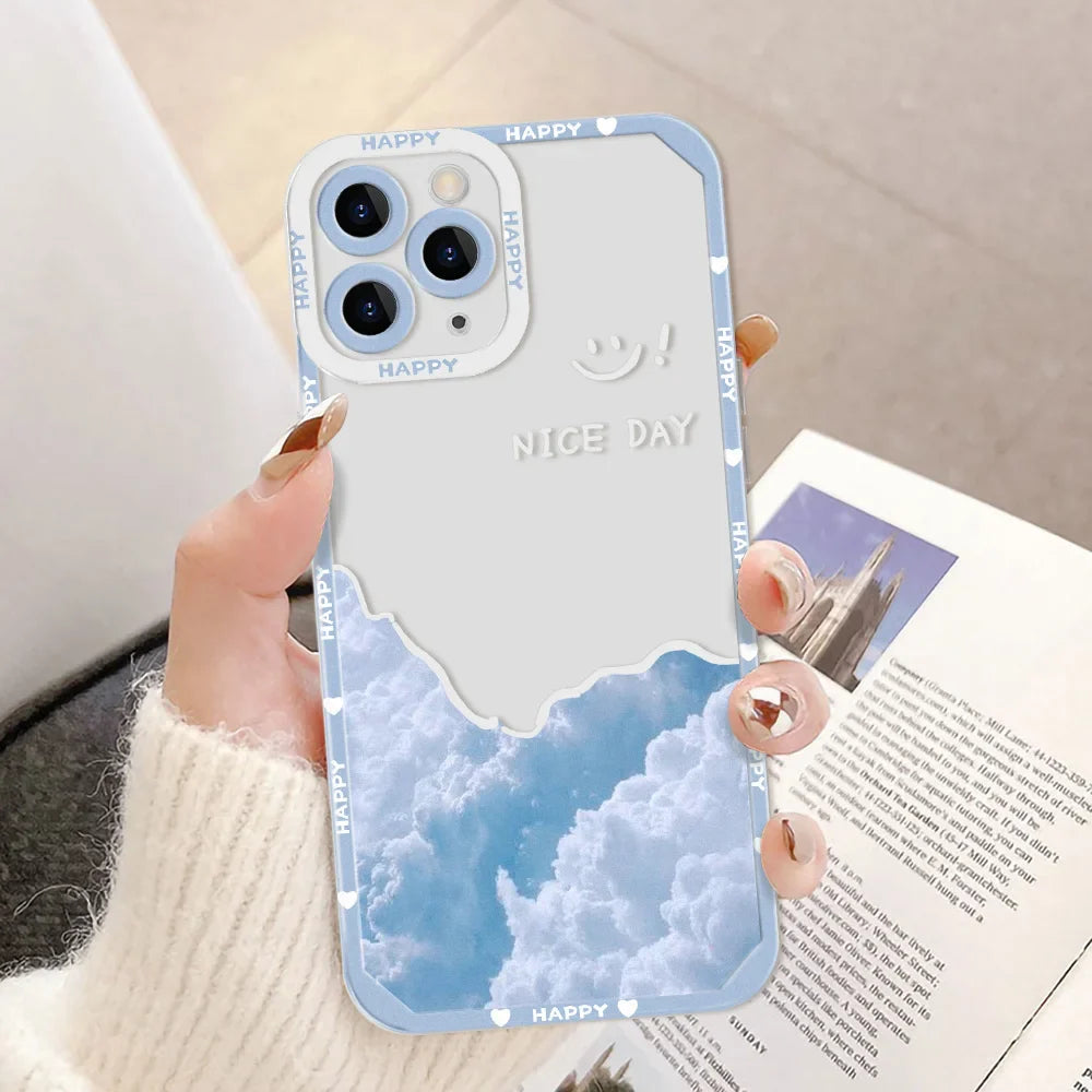 Clear Case For Samsung S23 Ultra S22 Plus S21 S20 FE A54 5G A53 A52S A33 A13 A14 A12 A21S A22 A23 A32 4G A50 A51 M14 Back Cover