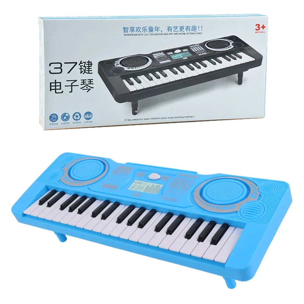 Digital Electronic Piano Kids Educational Toy Portable 37 Keys Electronic Piano Keyboard Children Musical Instrument - THOOBO!