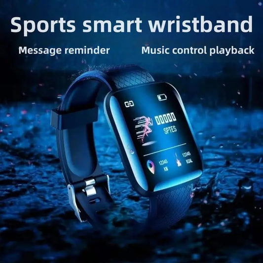 WristIQ 116 – Lightweight Bluetooth Smartwatch for Fitness, Sleep, Messages &amp; Daily Tracking with USB Charging