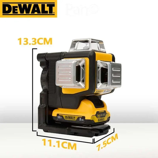DEWALT DW089LG 360° Green Beam Laser Beast – Precision Leveling on All Sides with Built-In Battery Power