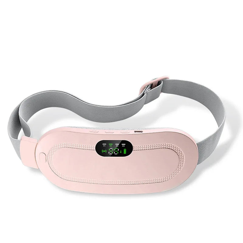Flo Fighter – Warm Belly Waist Belt for Cramps, Uterus Massage & Cozy Comfort (Rechargeable, Vibration + Heat)