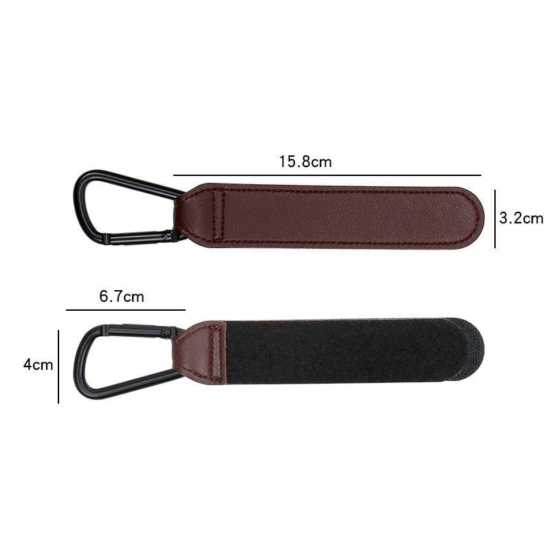 1 PCS PU Leather Baby Bag Stroller Hook 360 Degree Rotatable Multi Purpose Pram Hook Baby Stroller Accessories