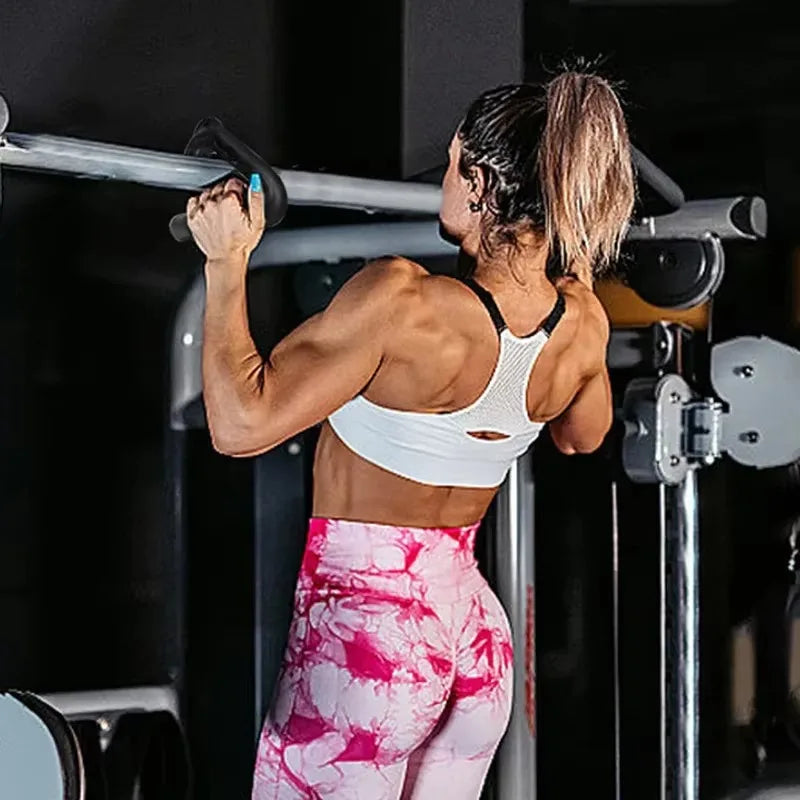 1 Pair Pull-up Handle Multi Functional Fitness Grip Deadlift Lat Pulldown Rowing Handles Weights Workout Equipments Home Gym