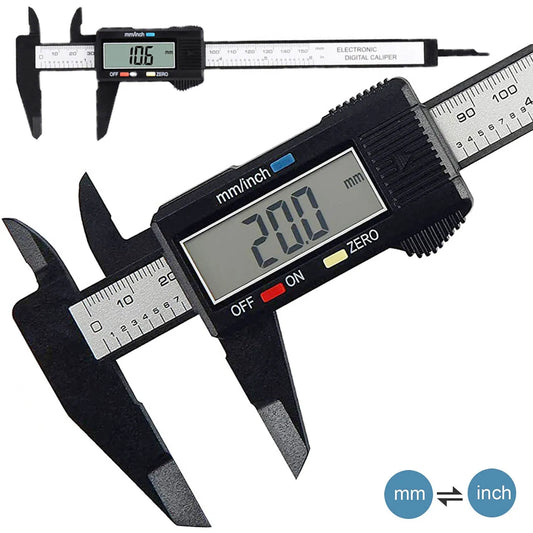 Lefavor DigiMeasure – Ultra-Light Digital Vernier Caliper with LCD Screen (100mm / 150mm, Precision Plastic Build)