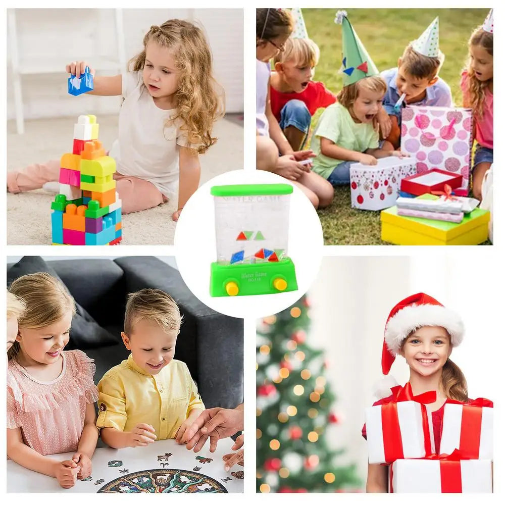 Handheld Water Game Miniature Arcade Set Water Games Educational Fine Motor Toys With Toss Water Ring Retro Pastime Party Favor - THOOBO!