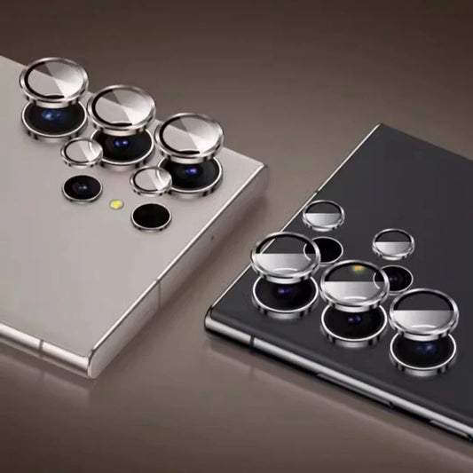 Metal Lens Ring Glass for Samsung Galaxy S24 Ultra S23ultra 5G Camera Protector Back Lens Cap Cover