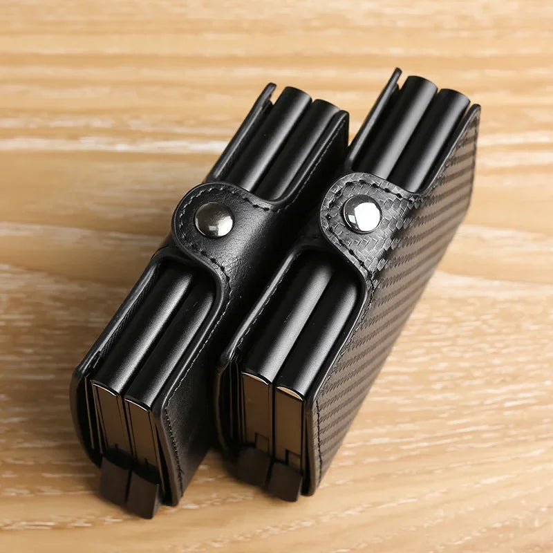 CEXIKA VaultPro – Large Capacity RFID-Blocking Carbon Fiber Magic Wallet for Men 💳🛡️ - THOOBO!