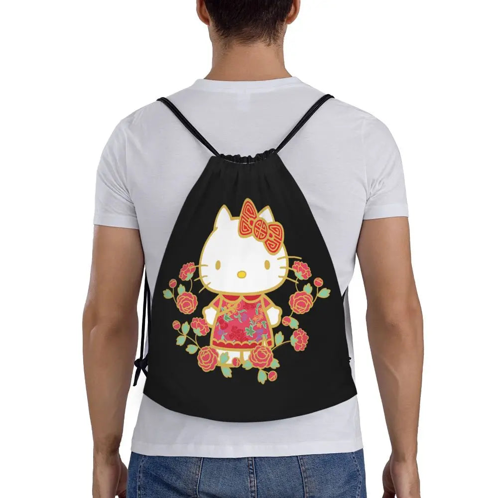 Hello Kitty Drawstring Backpack — Cute Strength, Daily Charm, Universal Smile