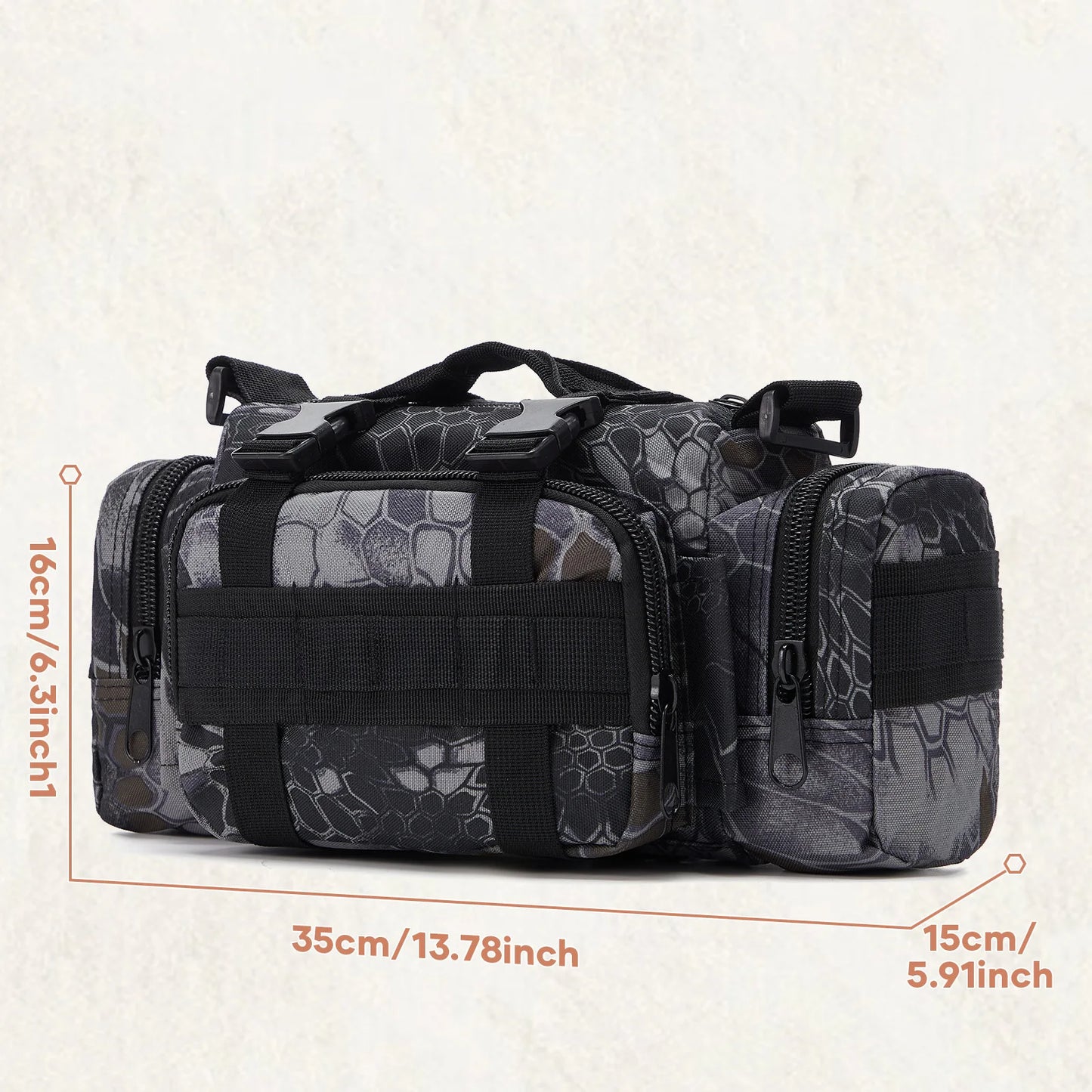 Tactical Shoulder Bag Military Backpack Outdoor Mini Travel Duffle Bag Messenger Bag Small Camouflage Gym Bag Hunting Camping