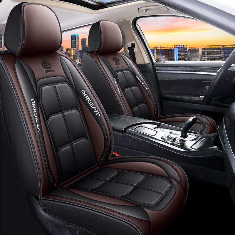 All inclusive seat cover, full leather car seat cushion, Driver's seat cover or passenger seat cover, all season universal pad