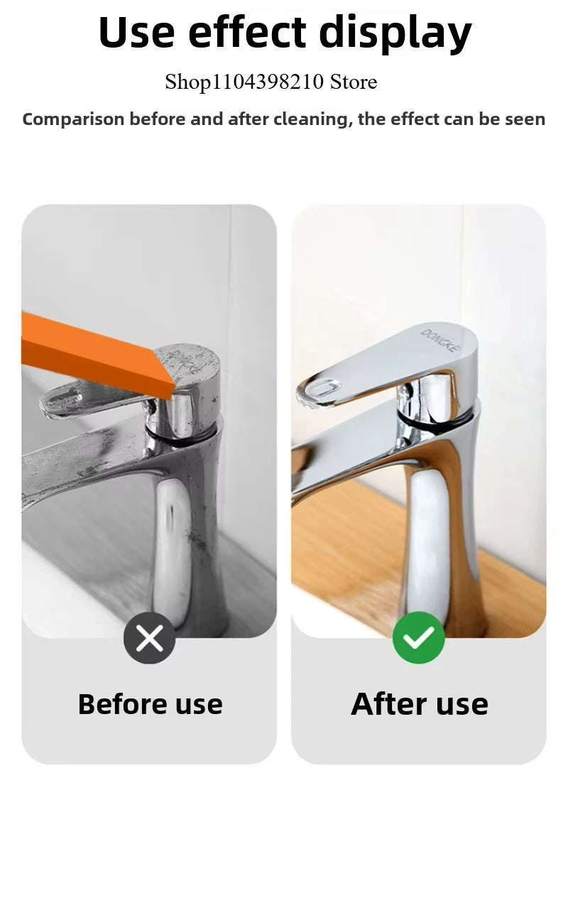 Grime Slayer Pro – Eco Rubber Rust Eraser for Kitchen Faucets & Limescale | Magic Orange Scrub Brick for Stainless Steel & More - THOOBO!