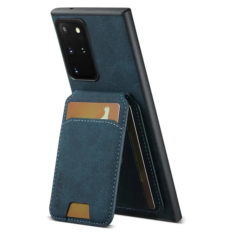 Leather Magnetic Multifunctional Wallet Phone Case For Samsung S24 Ultra S23 S22 Ultra Note20 Ultra S24 Plus