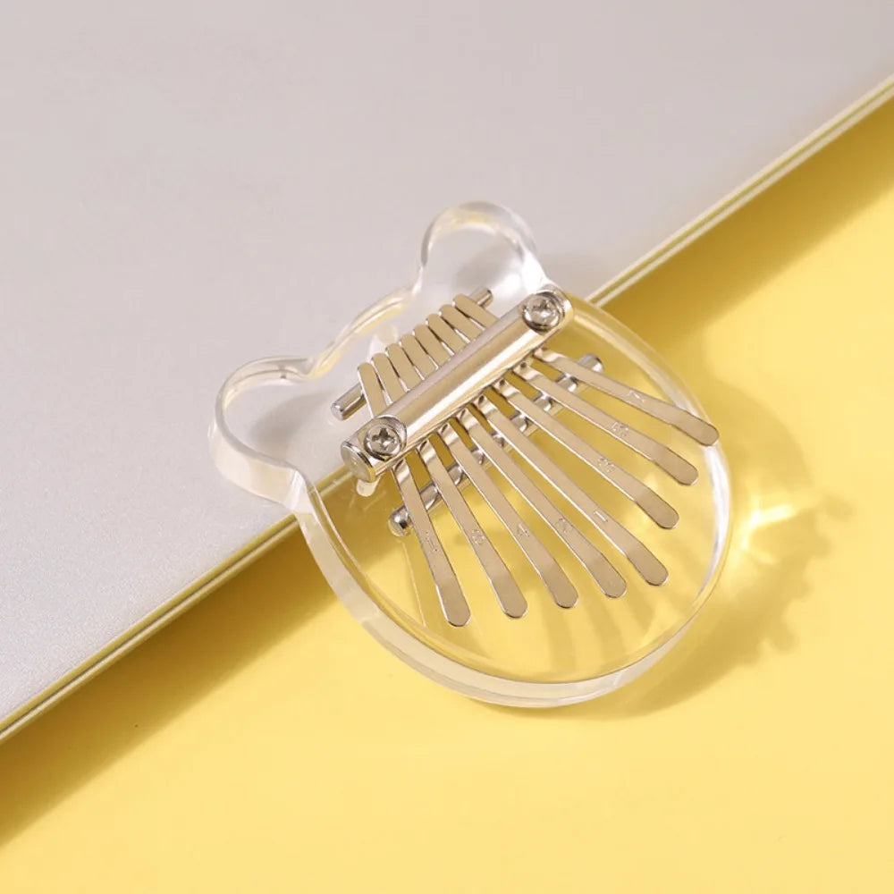 Piano Pendant 8 Key Finger Thumb Piano Marimba Musical Adult Beginners Kalimba Mini Thumb Piano Good Accessory Pendant Gift - THOOBO!