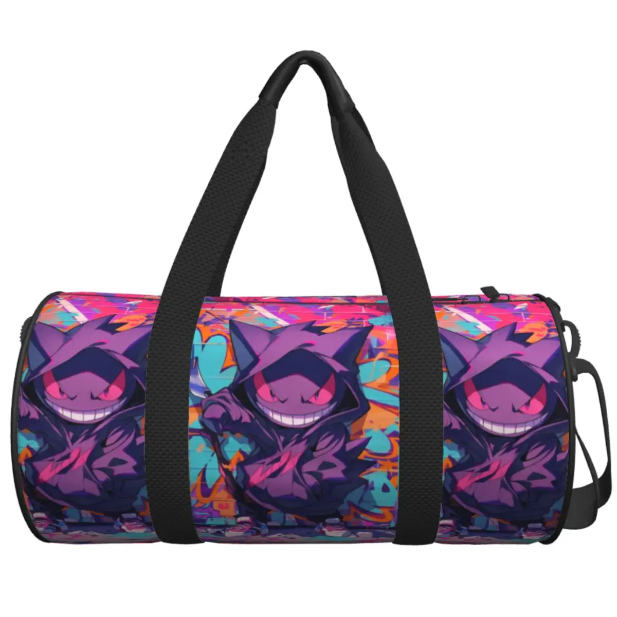 Gengar ShadowPack — Large Waterproof Pokémon Travel & Gym Duffle Bag for Hardcore Trainers