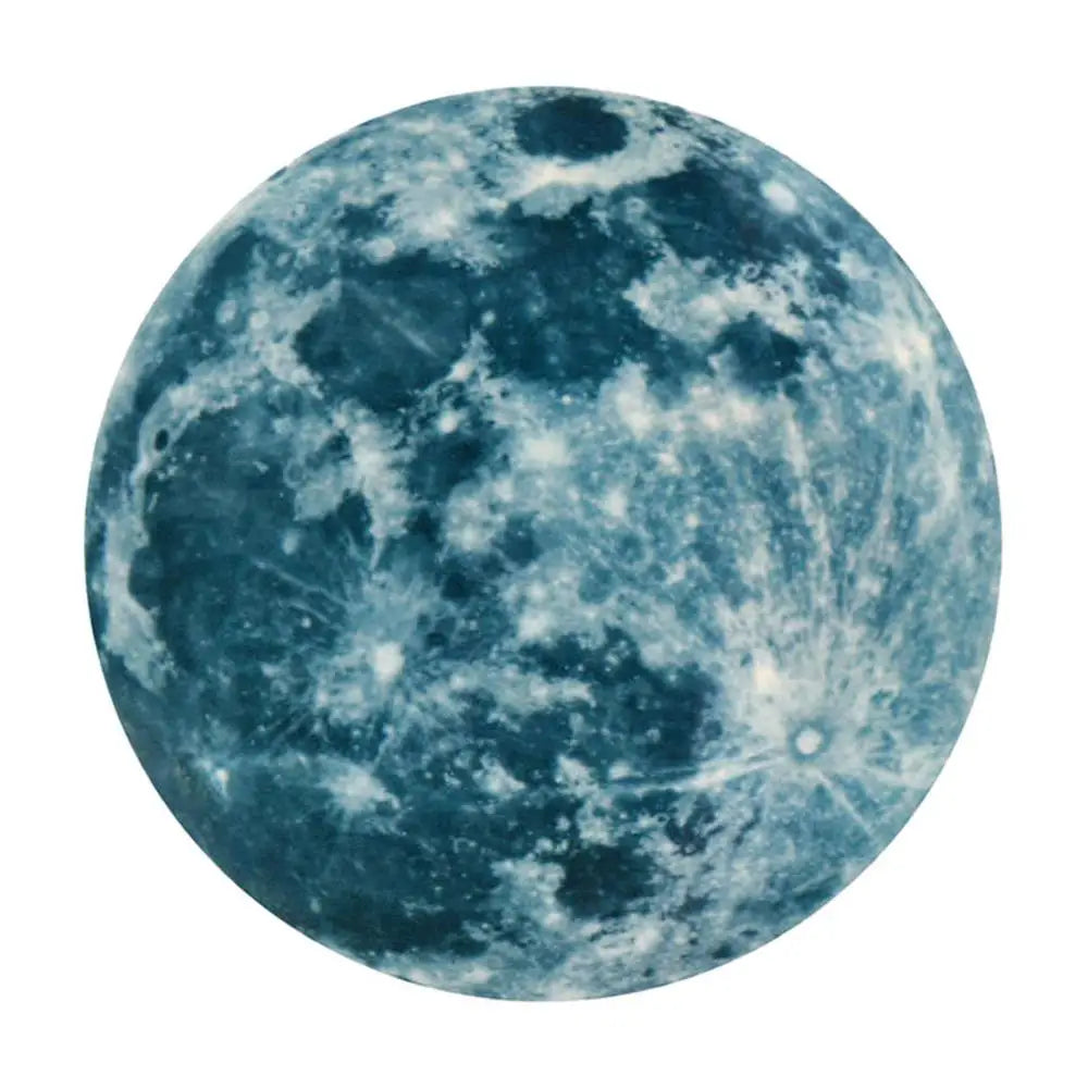 5/12/20/30/40CM Luminous Moon Wall Stickers Aesthetic PVC Fluorescent Self-Adhesive Decal Home Living Room Bedroom Wallpaper - THOOBO!