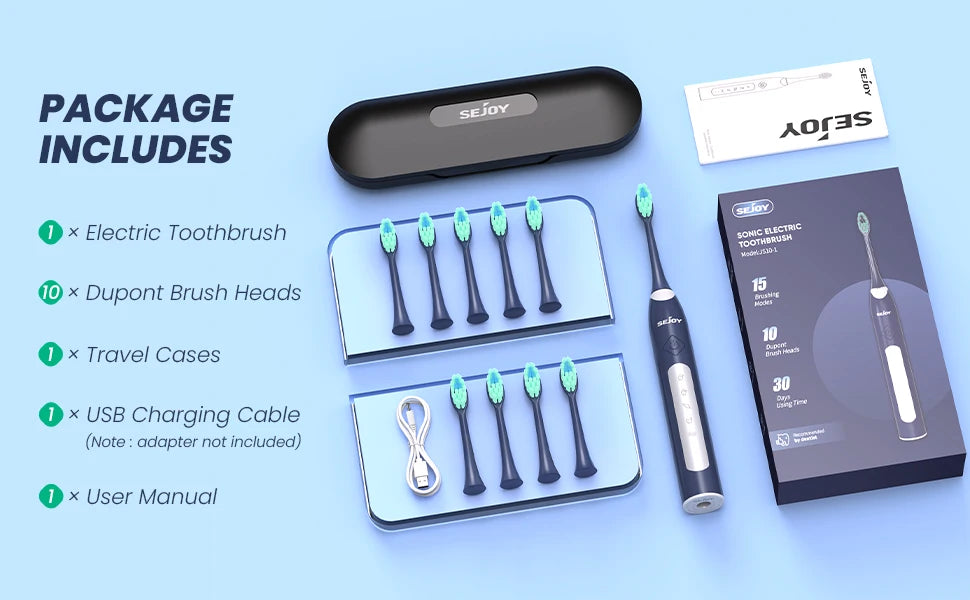 SmileRush Pro Sonic Toothbrush – 38,000 Vibes Per Minute of Pure Happy-Clean Energy!