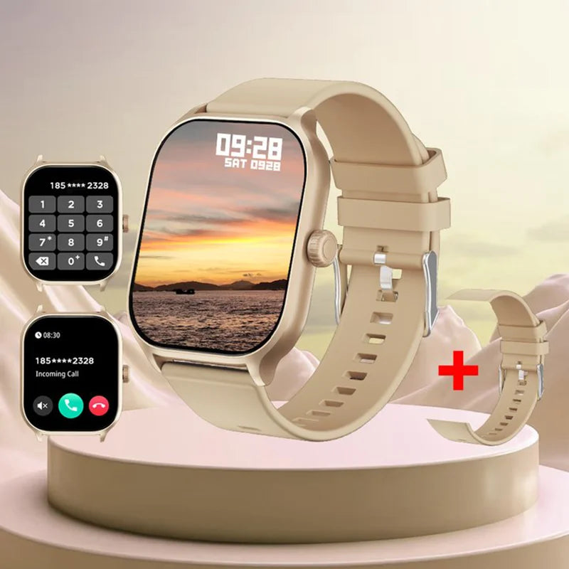 Smart Watch Ftiness Tracker 2.01" Bluetooth Call SmartWatch for Men Women Kids Watch Pedometer IP68 Waterproof 123 Sports Modes