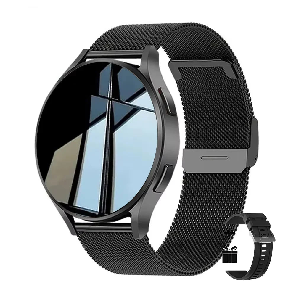 KESHUYOU 2025 New Watch 6 Smart Watch Bluetooth Call Health Monitoring Alarm Clock Fashion Sports Watch