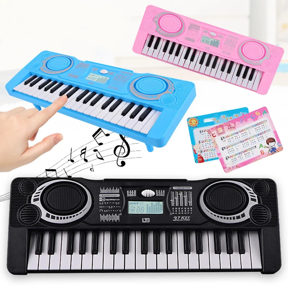 Digital Electronic Piano Kids Educational Toy Portable 37 Keys Electronic Piano Keyboard Children Musical Instrument - THOOBO!