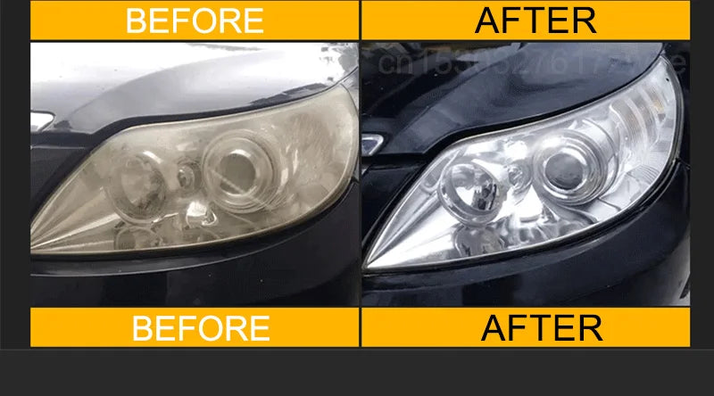 Headlight Hero Crystal-Clear Car Light Restoration & Polishing Kit – Fix Foggy, Yellowed, Oxidized Headlamps Fast - THOOBO!