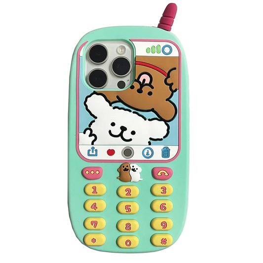 For iPhone 16 Pro MaxCartoon Cute Silicone Protection telephone Cover For iPhone 14 13 12 15 Pro Max INS Pop 3D Case Funda Coque
