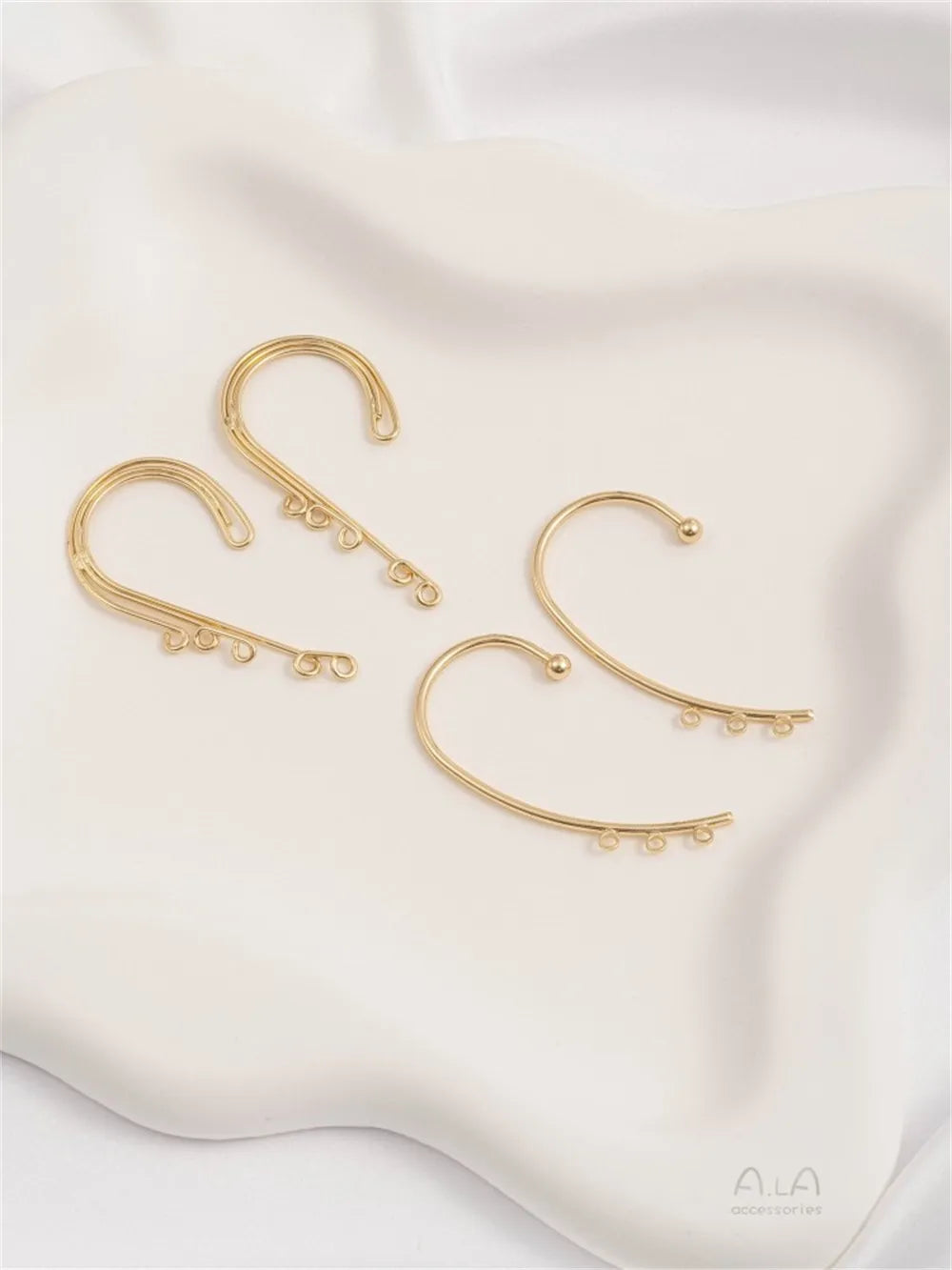 GleamLoop 14K Clip-On Cascade | Multi-Ring No-Pierce Tassel Makers For Instant Glam ✨