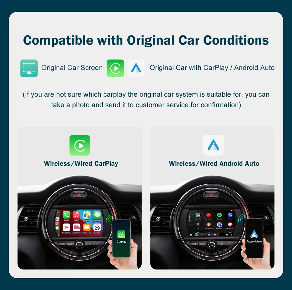 MiniJoy Wireless CarPlay System – Plug-In Happiness for Your MINI Cooper Adventure