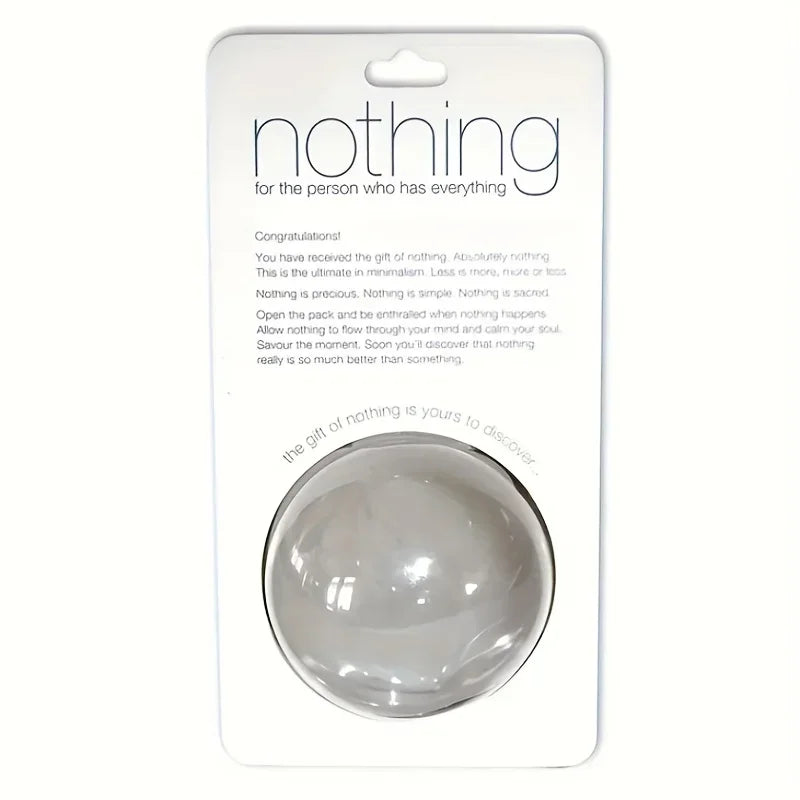“The Gift of Nothing” – The Ultimate Funny Minimalist Gag Gift for People Who Have Everything 🎁😂