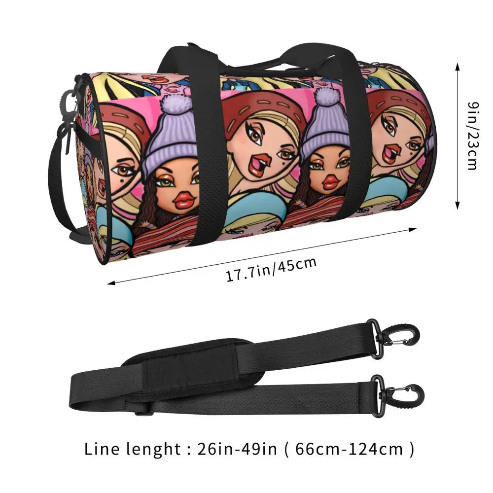 Bratz Revival Y2K Travel Duffle — 20th Anniversary Waterproof Gym & Couple’s Bag