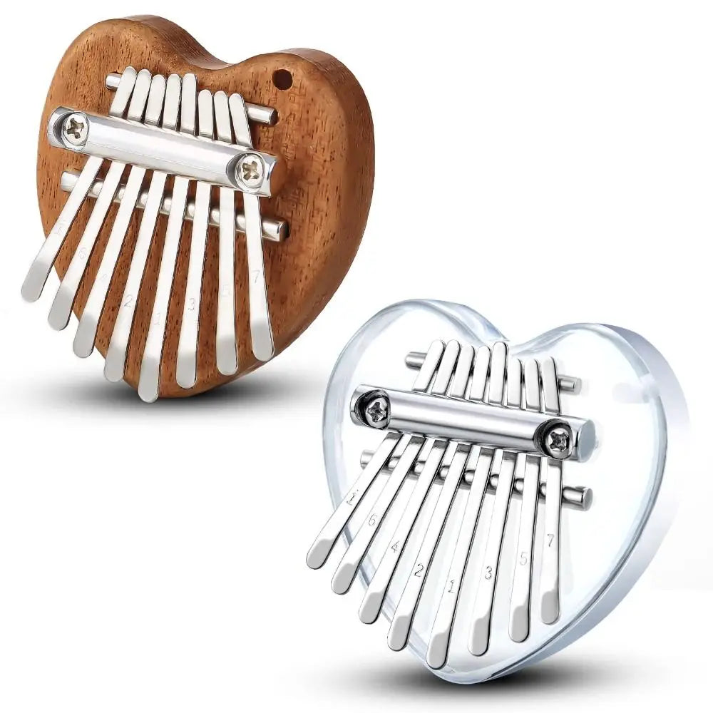 Piano Pendant 8 Key Finger Thumb Piano Marimba Musical Adult Beginners Kalimba Mini Thumb Piano Good Accessory Pendant Gift - THOOBO!