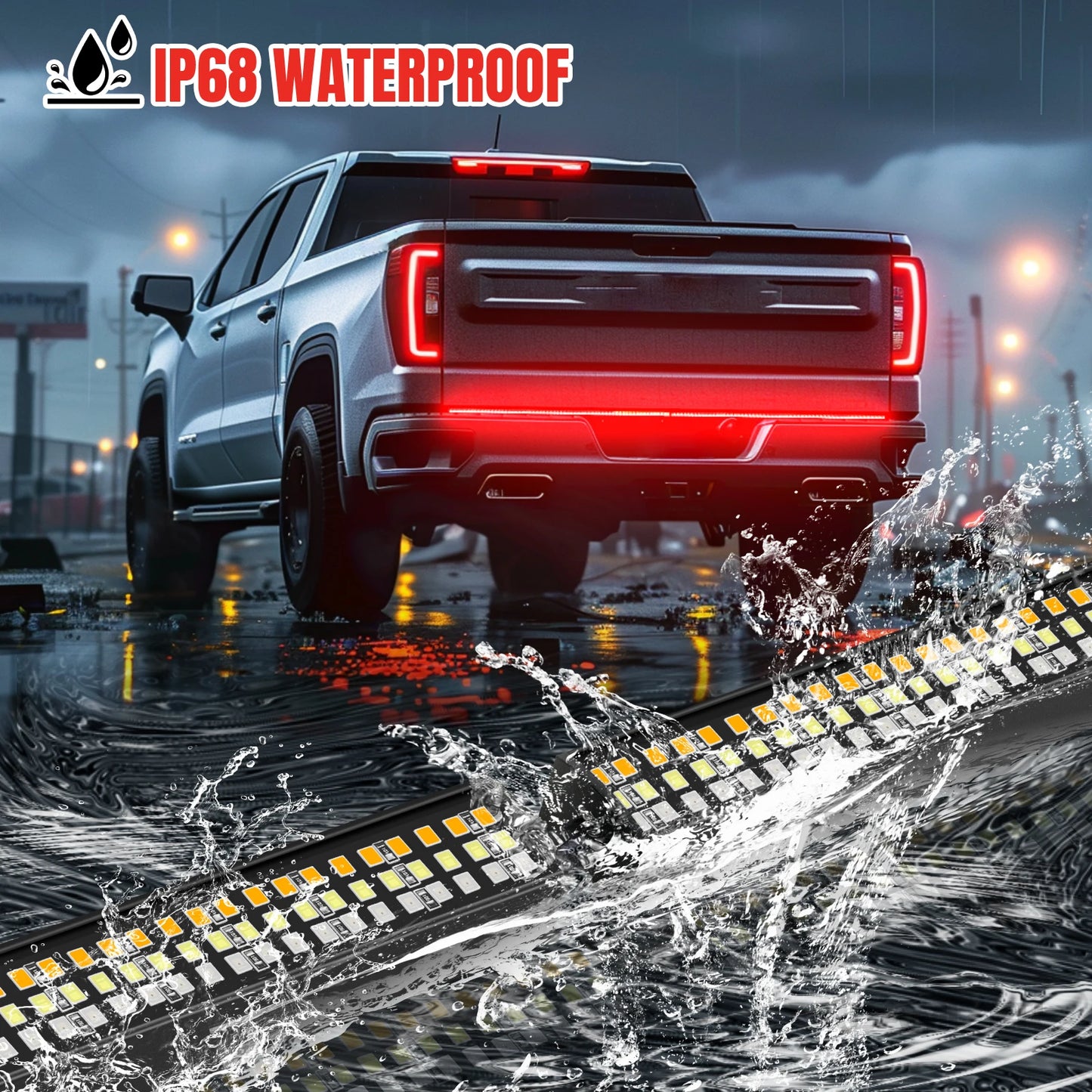 NEW: 60" Ultra-Bright Tailgate LED Strip Bar – Drive Loud, Light Hard