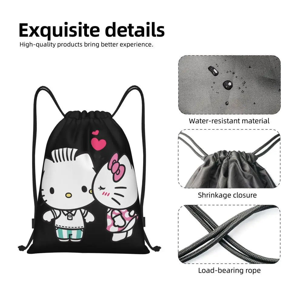 Hello Kitty Drawstring Backpack — Cute Strength, Daily Charm, Universal Smile