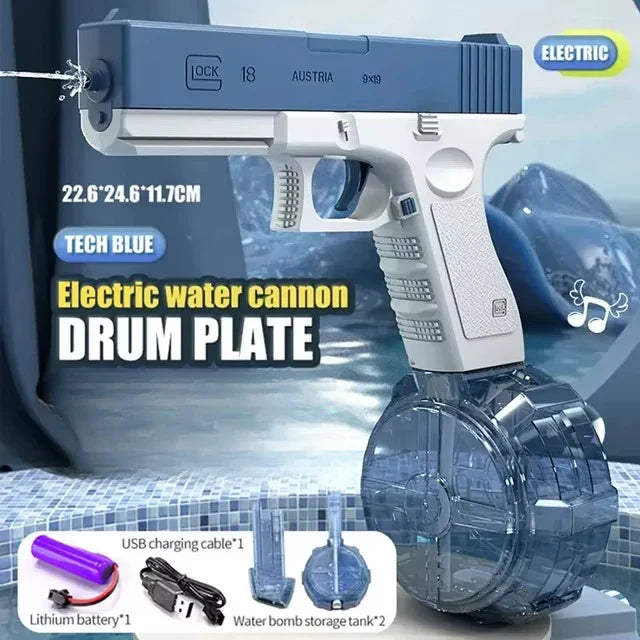 Electric Water Gun Toys Bursts Children's High-pressure Strong Charging Energy Water Automatic Water Spray Children's Toy Guns