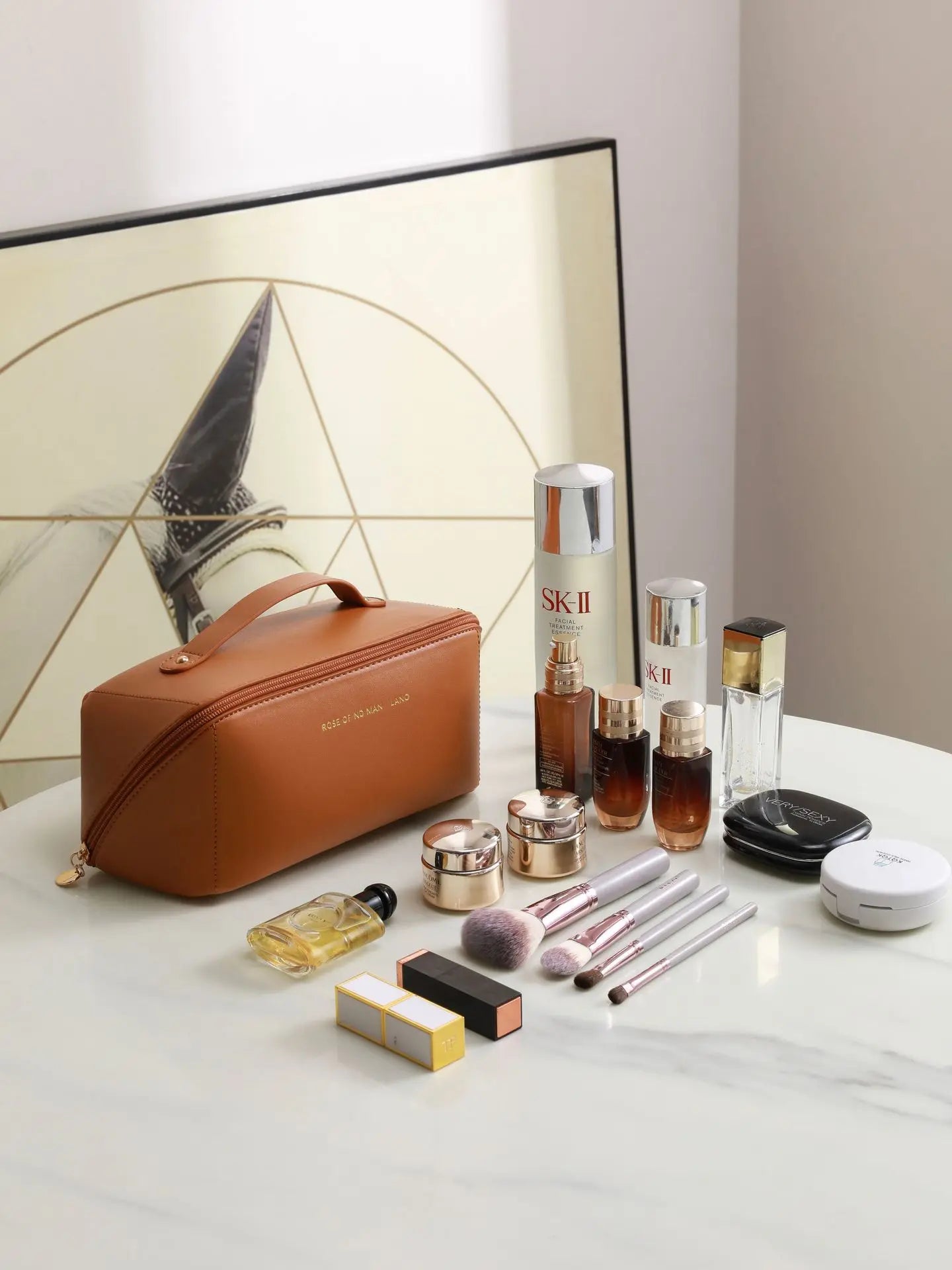 1/2Pcs Cosmetics Storage Kit Large Capacity Travel Toiletry Bag Makeup Bag Ins Advanced Sense Portable Cosmetic Storage Bag - THOOBO!