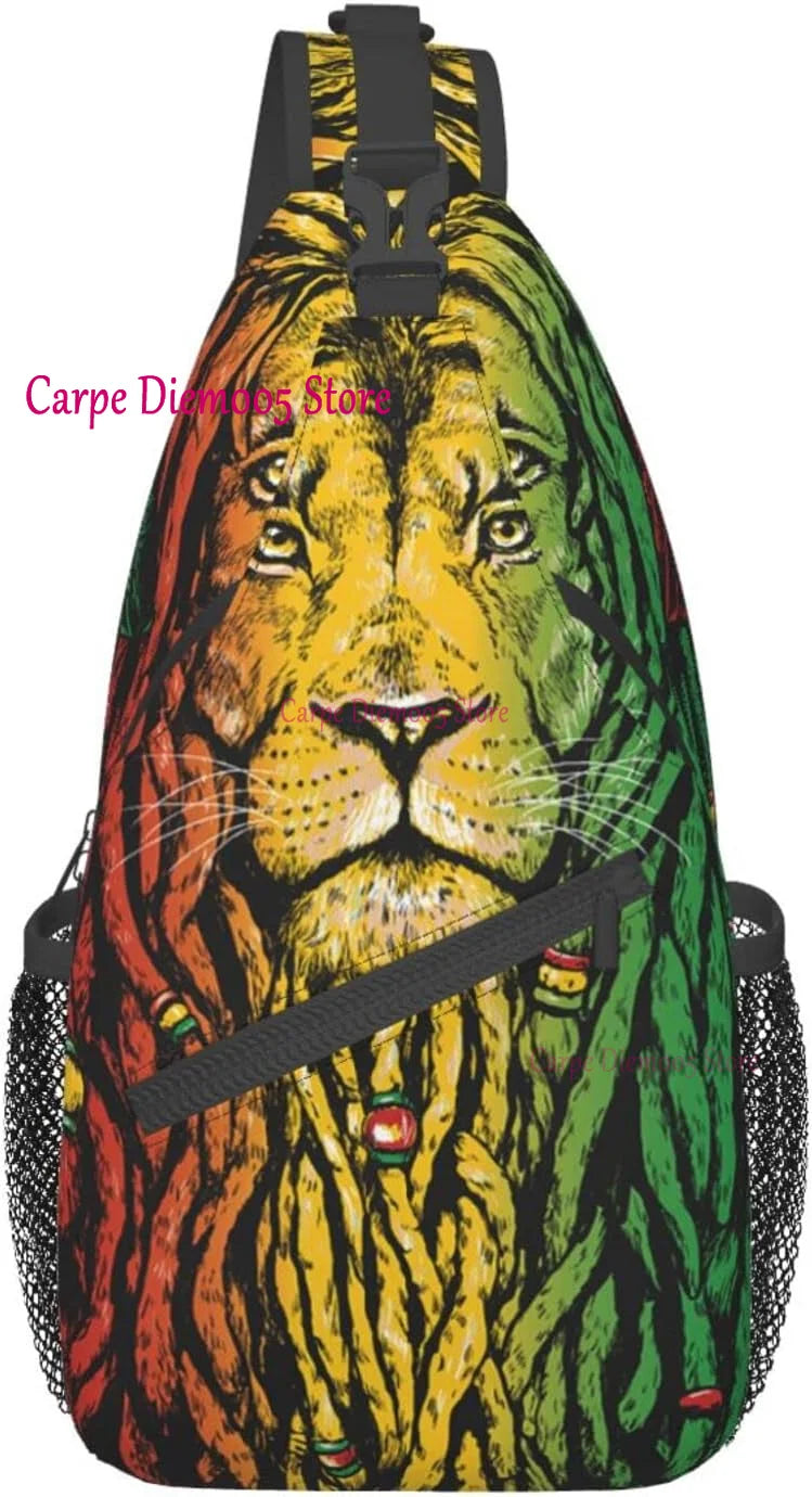 One Love Carry — Jamaica Flag Crossbody Sling Backpack For Everyday Vibes