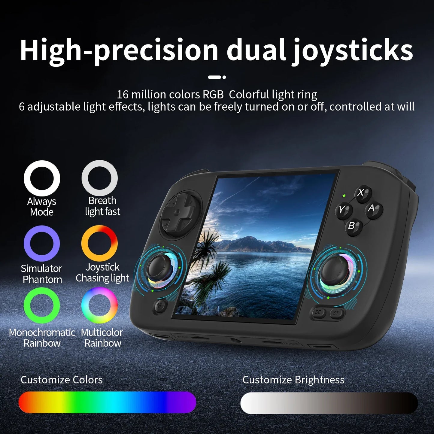 Anbernic RG CubeXX Retro Handheld Game Console 3.95 Inch IPS Screen Linux System Built-in 64G TF Card 5056 Games Support HD Out