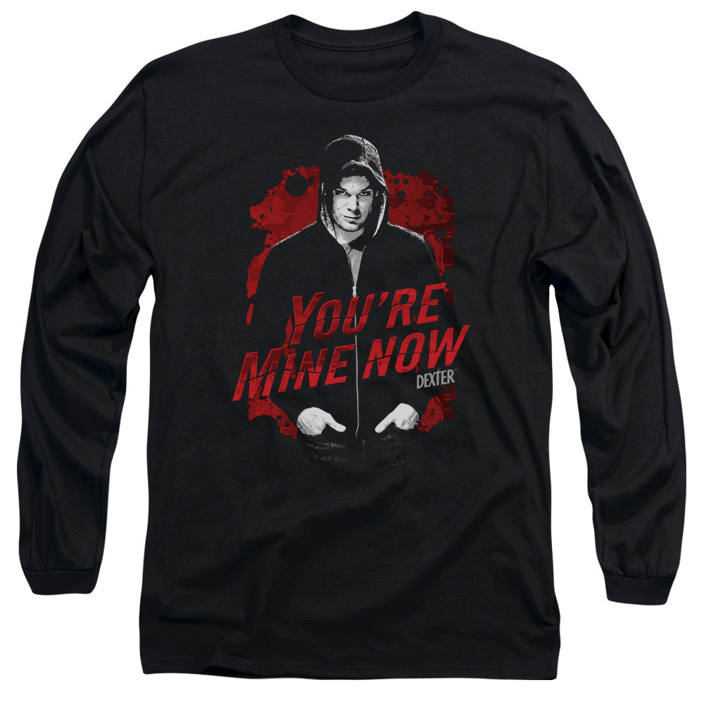 Dexter Dark Passenger Mens Long Sleeve Shirt Black Officially Licensed
