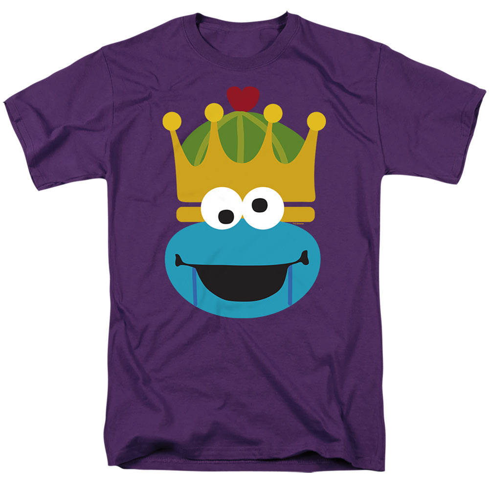 Sesame Street Christmas Nutcracker Cookie Monster Mens T Shirt Purple Officially Licensed