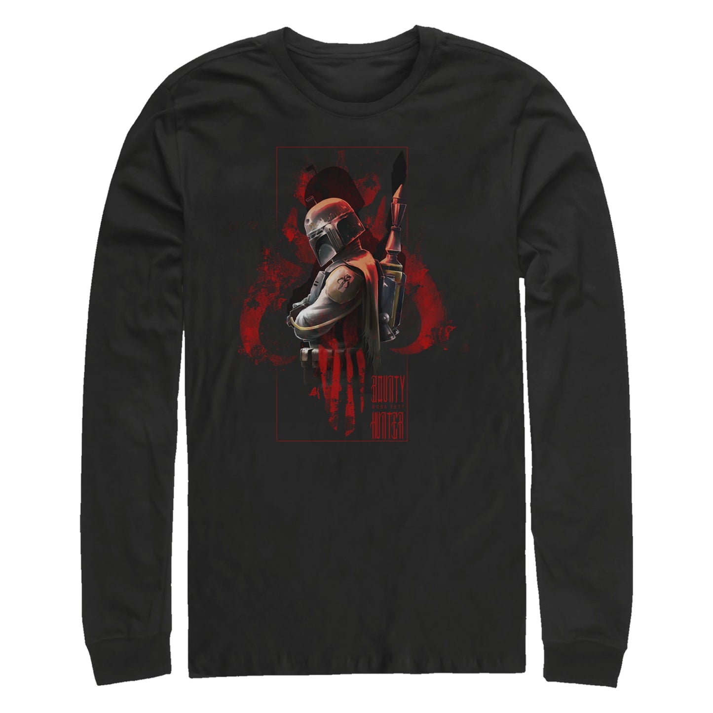 Star Wars Bounty Hunter Mens Long Sleeve T Shirt