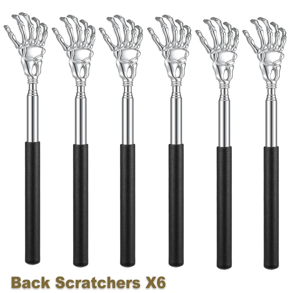 Portable Extendable Back Scratcher Stainless Steel Telescoping Back Scratcher for Both Human and Pets Extendable Back Massager - THOOBO!