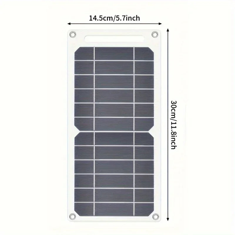 35W Sunpower Portable Solar Panel 5V Solar Plate WithUSB Safe Stabilize Charger ForPower Bank Phone Outdoor Camping Home RV Gift - THOOBO!