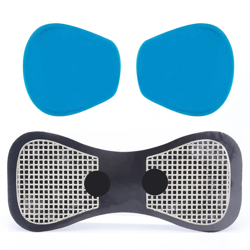 30-80Set Massager Patch Replacement Silicon Gel Muscle Stimulator Sticker Reusable Safe Harmless EMS Neck Trainer Accessories - THOOBO!