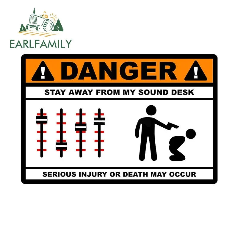 Stay Away From My ATV Sticker – 3D waterproof decal for rides, gear & mischief