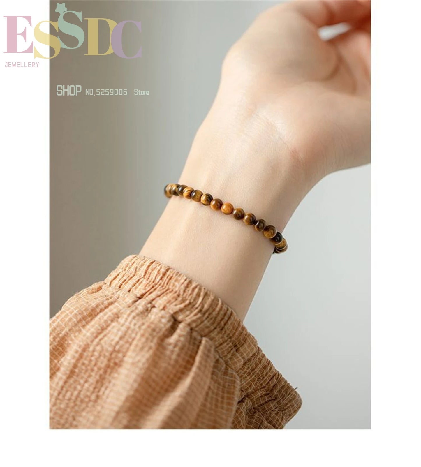 Tiger Eye & Hematite Energy Bracelet – Magnetic Healing Beads for Strength, Balance & Happy Vibes ✨