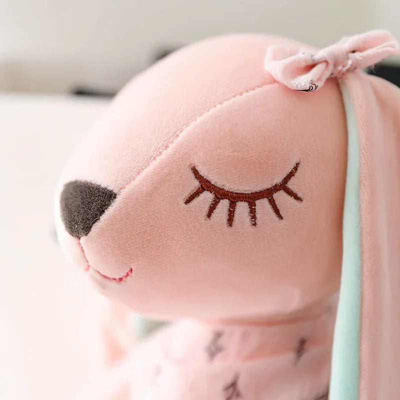 Kawaii Long Ear Rabbit Plush Toy – Soft Sleep Comfort Doll for Kids