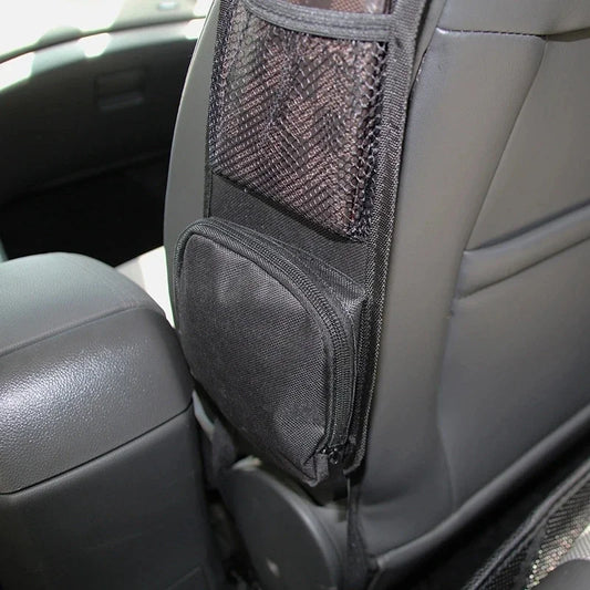 Car Seat Organizer Auto Seat Side Storage Hanging Bag Multi-Pocket Drink Holder Mesh Pocket Car Styling Organizer Phone Holder
