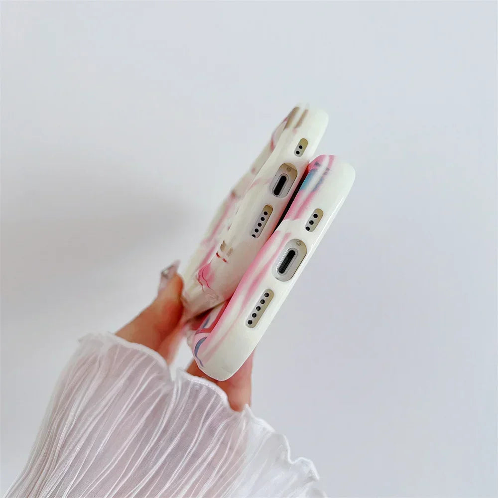 FLYKYLIN Luxury Cream Rose Phone Case For Samsung Galaxy S25 S24 Ultra S23 S22 S21 Plus S20 FE Soft Silicon Cover